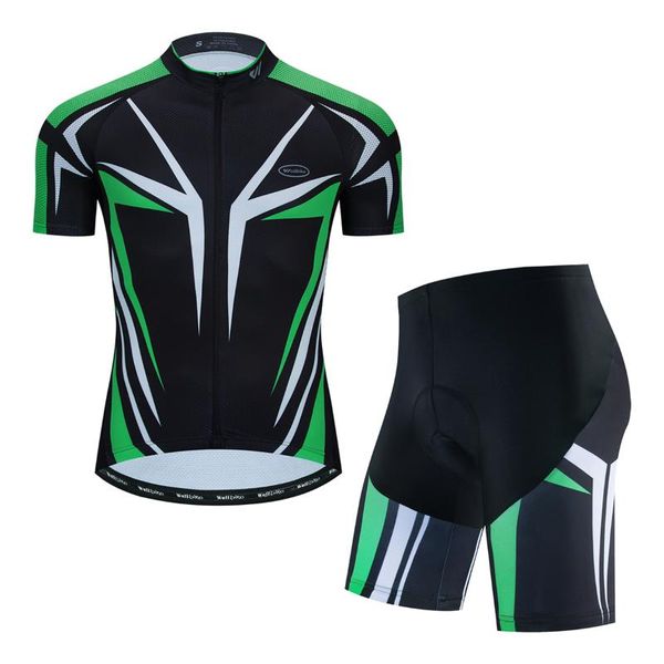 racing sets wulibike men's cycling jersey short sleeve set summer quick-dry breathable bicycle clothes black green shorts suit, Black;blue
racing sets wulibike men's cycling jersey short sleeve set summer quick-dry breathable bicycle clothes black green shorts suit, Black;blue