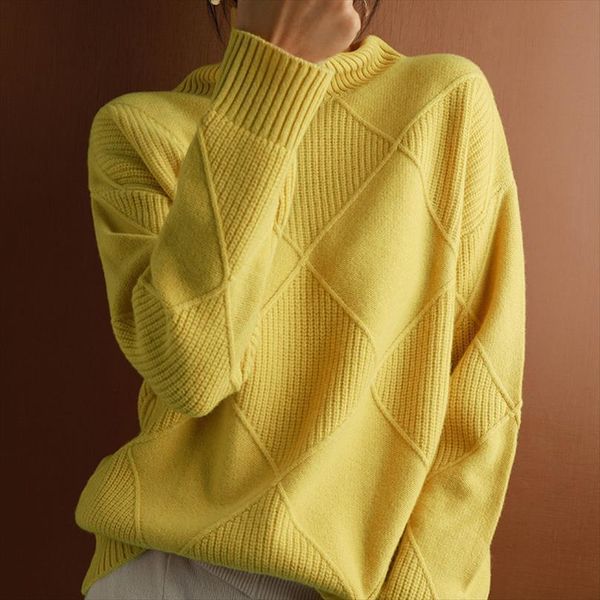 autumn and winter womens pullover women sweaters thickened warmth fashion large size knitted wool high collar, White;black
autumn and winter womens pullover women sweaters thickened warmth fashion large size knitted wool high collar, White;black
