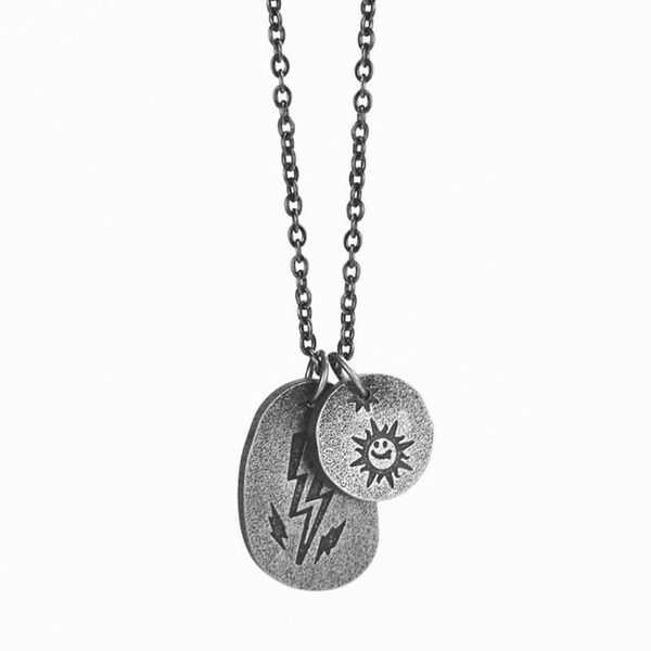chains stainless steel sun flower round rune pendant necklace jewelry gift for him with chain, Silver
chains stainless steel sun flower round rune pendant necklace jewelry gift for him with chain, Silver