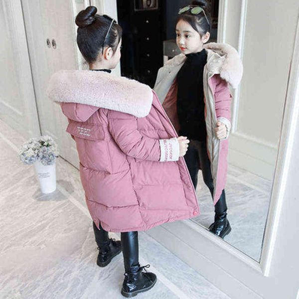 girl winter jacket kids outdoor warm coat thick parka children's clothing windproof cotton jacket fur hooded outerwear 3-13 year 211111, Blue;gray
girl winter jacket kids outdoor warm coat thick parka children's clothing windproof cotton jacket fur hooded outerwear 3-13 year 211111, Blue;gray