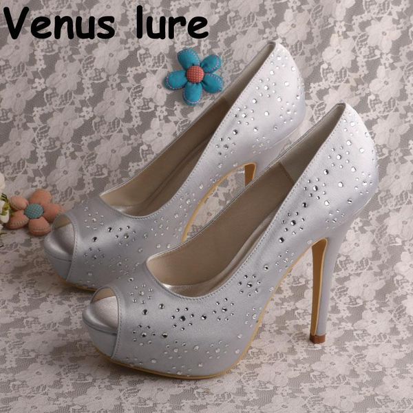 dress shoes silver platform heels peep toe crystal bridal party for wedding rhinestones, Black
dress shoes silver platform heels peep toe crystal bridal party for wedding rhinestones, Black
