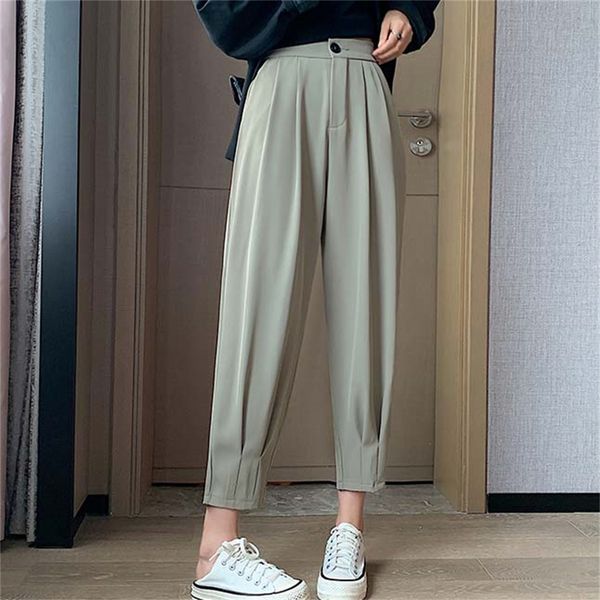 women's pants & capris hzirip s-5xl oversize high waist ankle length female pants summer fashion chic casual plus size efdi, Black;white
women's pants & capris hzirip s-5xl oversize high waist ankle length female pants summer fashion chic casual plus size efdi, Black;white