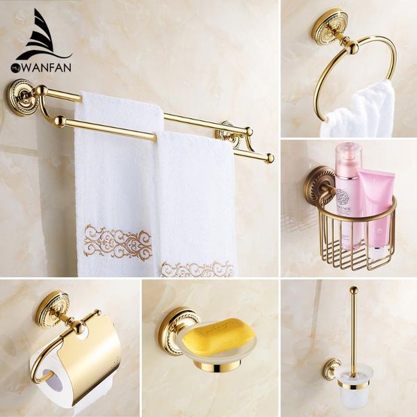 bath accessory set bathroom accessories hardware golden color toilet paper holder towel rack tissue cup robe hook hj-1300k
bath accessory set bathroom accessories hardware golden color toilet paper holder towel rack tissue cup robe hook hj-1300k