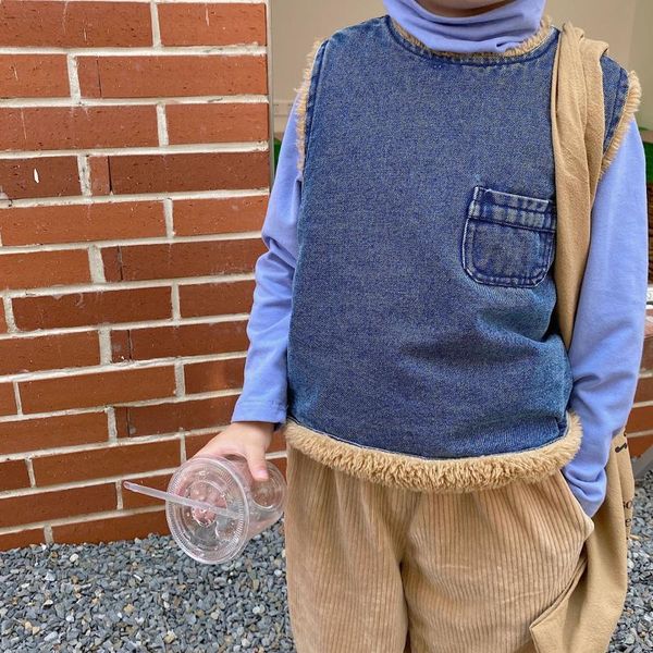 waistcoat korean version of children's cowboy thickened lamb vest vests for boys and girlscotton corduroy kids clothesgirls coat, Camo
waistcoat korean version of children's cowboy thickened lamb vest vests for boys and girlscotton corduroy kids clothesgirls coat, Camo
