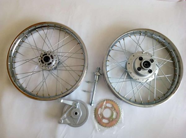 motorcycle wheels & tires cg125/gn125 front rear 2.15x16/17/18 spokes wheel rims with brake sprocket hub
motorcycle wheels & tires cg125/gn125 front rear 2.15x16/17/18 spokes wheel rims with brake sprocket hub