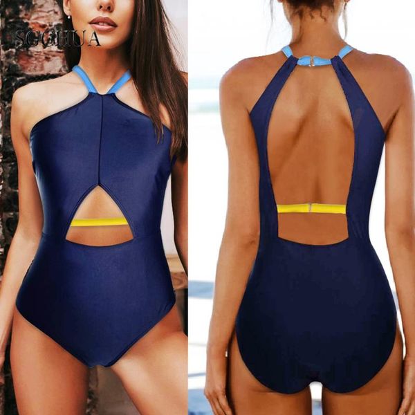 2021 solid one piece swimsuit swimwear high waist neck bodysuit bathing suit women backless starpless piece swimwear beach wear
2021 solid one piece swimsuit swimwear high waist neck bodysuit bathing suit women backless starpless piece swimwear beach wear