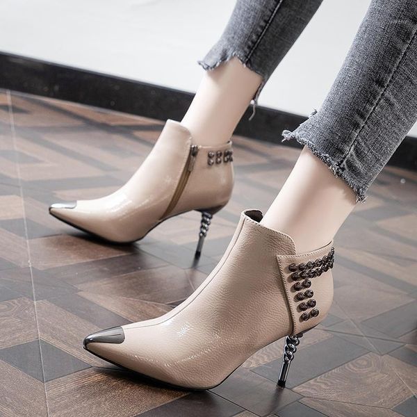 boots autumn and winter 2021 fashion black metal pointed wild rivet stiletto 8cm nude1
boots autumn and winter 2021 fashion black metal pointed wild rivet stiletto 8cm nude1