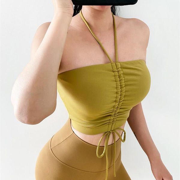 yoga outfit tube halter sports bra for women gym drawstring fitness shockproof bras workout training brassiere dance
yoga outfit tube halter sports bra for women gym drawstring fitness shockproof bras workout training brassiere dance