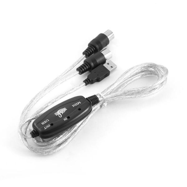 audio cables & connectors midi to usb in-out interface cable adapter for keyboard electronic drum music create converter pc cord 
audio cables & connectors midi to usb in-out interface cable adapter for keyboard electronic drum music create converter pc cord