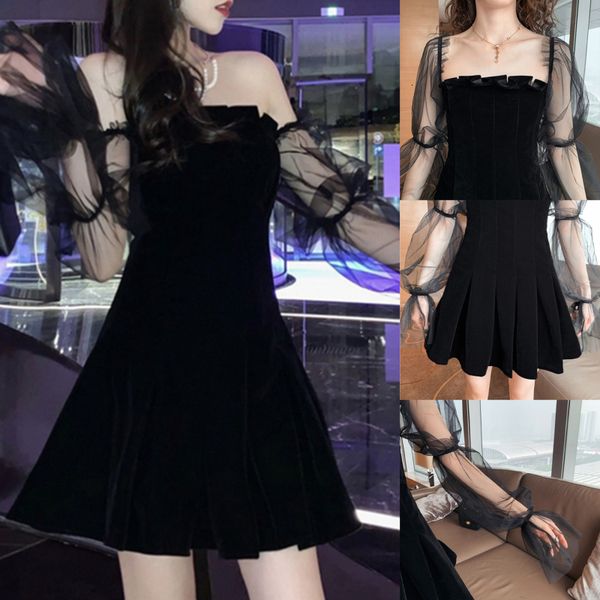 gothic vintage off the shoulder lanter crocheted thin veet mini dark street black for female j8kj, Black;gray
gothic vintage off the shoulder lanter crocheted thin veet mini dark street black for female j8kj, Black;gray
