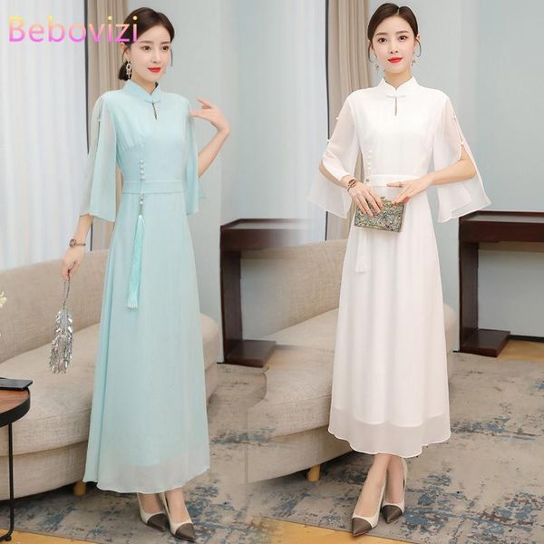 ethnic clothing 2021 fashion white green elegant slim party cheongsam long split dress women sleeve qipao traditional chinese clothes, Red
ethnic clothing 2021 fashion white green elegant slim party cheongsam long split dress women sleeve qipao traditional chinese clothes, Red