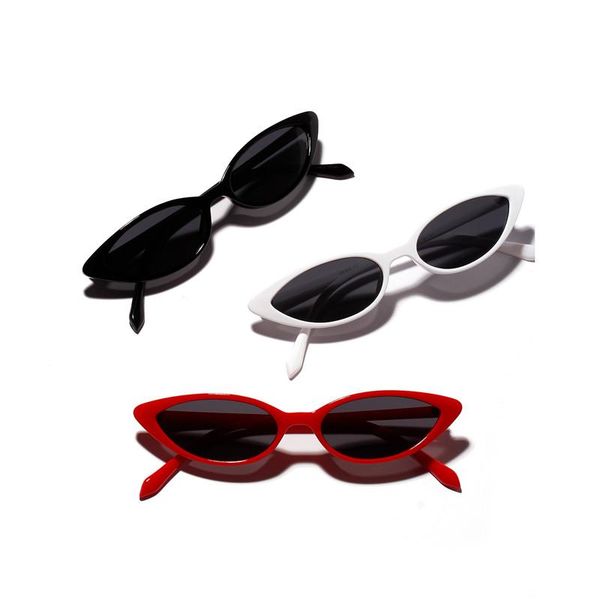 sunglasses cat eye 2021 women vintage transparent red brand designer retro points sun glasses superstar female lady eyeglass, White;black
sunglasses cat eye 2021 women vintage transparent red brand designer retro points sun glasses superstar female lady eyeglass, White;black