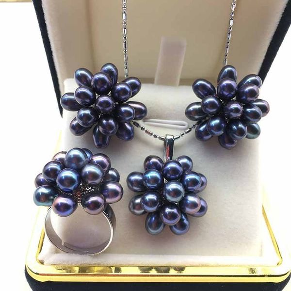 special offer 70% off luxury jewelry eby multi pearl freshwater pearl ring pendant earring set, Black
special offer 70% off luxury jewelry eby multi pearl freshwater pearl ring pendant earring set, Black