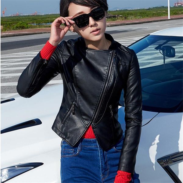 women's jackets spring short coat women pu bomber jacket plus size white fashion designer slimming ladies, Black;brown
women's jackets spring short coat women pu bomber jacket plus size white fashion designer slimming ladies, Black;brown