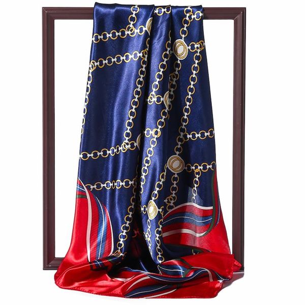 scarves silk square scarf for women hijab headbana fashion pashmina shawl wrap neck female hairband foulard bandana, Blue;gray
scarves silk square scarf for women hijab headbana fashion pashmina shawl wrap neck female hairband foulard bandana, Blue;gray
