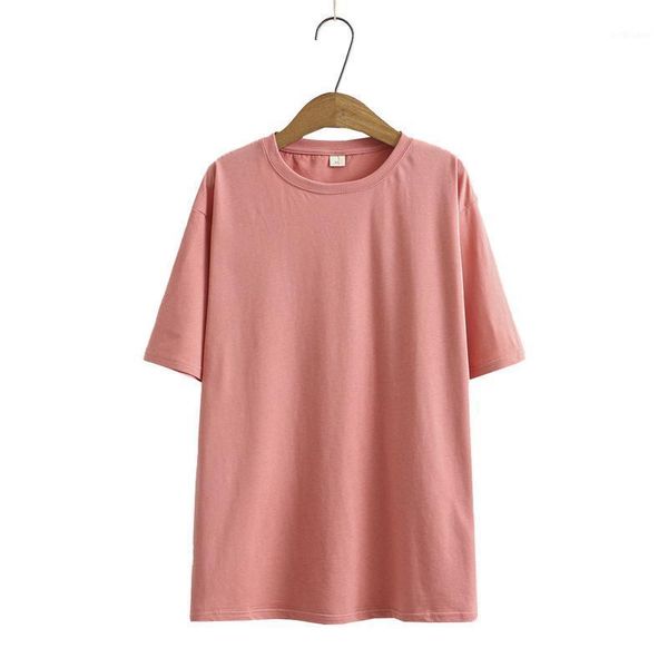 women basic t shirt oversize tees 2021 summer casual clothes short sleeve plus size o neck solid cotton camiseta mujer women's t-shirt, White
women basic t shirt oversize tees 2021 summer casual clothes short sleeve plus size o neck solid cotton camiseta mujer women's t-shirt, White