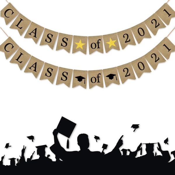 party decoration 1 pc burlap banner 2021 home school creative graduation season bunting
party decoration 1 pc burlap banner 2021 home school creative graduation season bunting