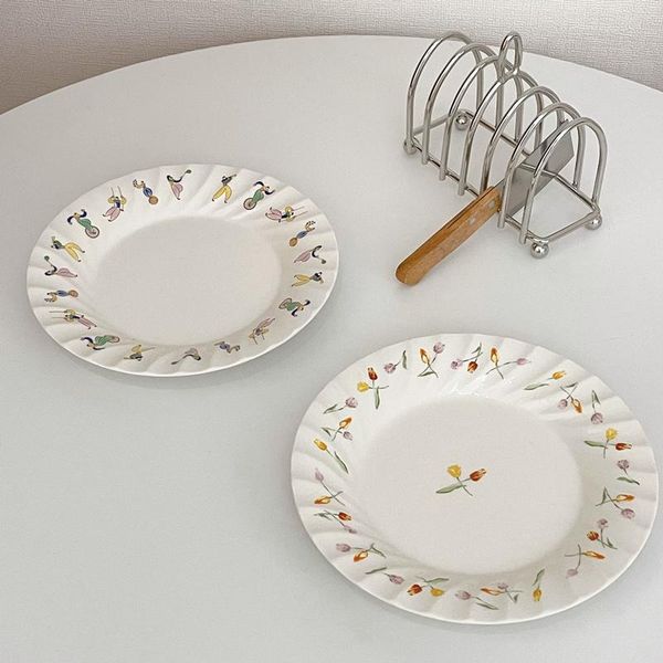 dishes & plates flower ceramic plate for retro creative home vegetable cake dessert western
dishes & plates flower ceramic plate for retro creative home vegetable cake dessert western