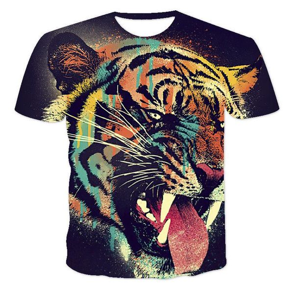 men's t-shirts tiger series men and women spring summer 3d printing t-shirt street hip-hop fashion casual sports oversized, White;black
men's t-shirts tiger series men and women spring summer 3d printing t-shirt street hip-hop fashion casual sports oversized, White;black