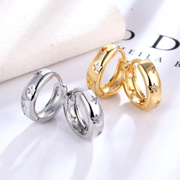 hoop & huggie chunky gold color earrings for women ear accessories with zircon hollow out moon star piercing earing jewellry kae244, Golden;silver
hoop & huggie chunky gold color earrings for women ear accessories with zircon hollow out moon star piercing earing jewellry kae244, Golden;silver