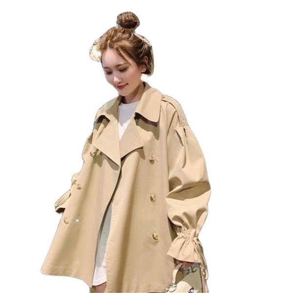 women's trench coats fall 2021 coat khaki windbreaker casual sleeve drawstring flower bud design elegant fabric belt dress, Tan;black
women's trench coats fall 2021 coat khaki windbreaker casual sleeve drawstring flower bud design elegant fabric belt dress, Tan;black