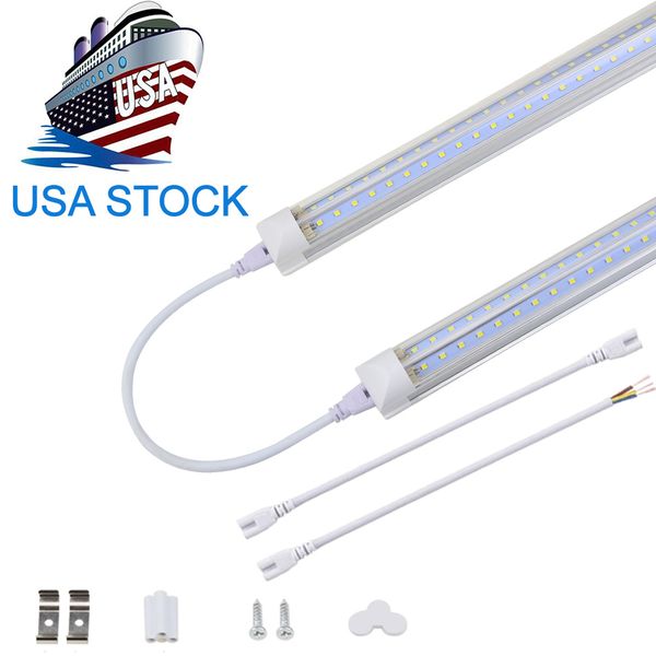 8ft led shop light fixture, 8 foot led lights, 96'' t8 integrated led tubes, linkable for garage, warehouse, 72w 100w, clear lens
8ft led shop light fixture, 8 foot led lights, 96'' t8 integrated led tubes, linkable for garage, warehouse, 72w 100w, clear lens