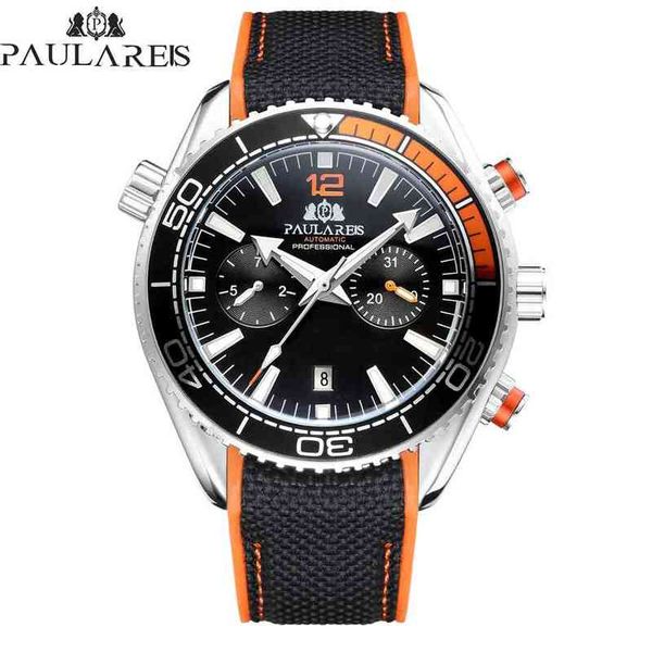 mechanical self wind men automatic canvas rubber strap orange blue red multifunctional date moon clock, Slivery;brown
mechanical self wind men automatic canvas rubber strap orange blue red multifunctional date moon clock, Slivery;brown