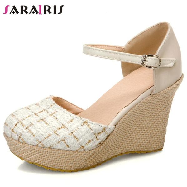 sandals sarairis solid buckle round toe platform women wedges casual stylsh comfy ladies shoes, Black
sandals sarairis solid buckle round toe platform women wedges casual stylsh comfy ladies shoes, Black