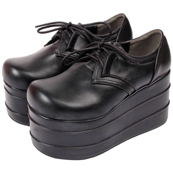 dress shoes angelic imprint woman lolita cosplay lady high heels wedges pumps girl party platform round tou lace up 33-47, Black
dress shoes angelic imprint woman lolita cosplay lady high heels wedges pumps girl party platform round tou lace up 33-47, Black