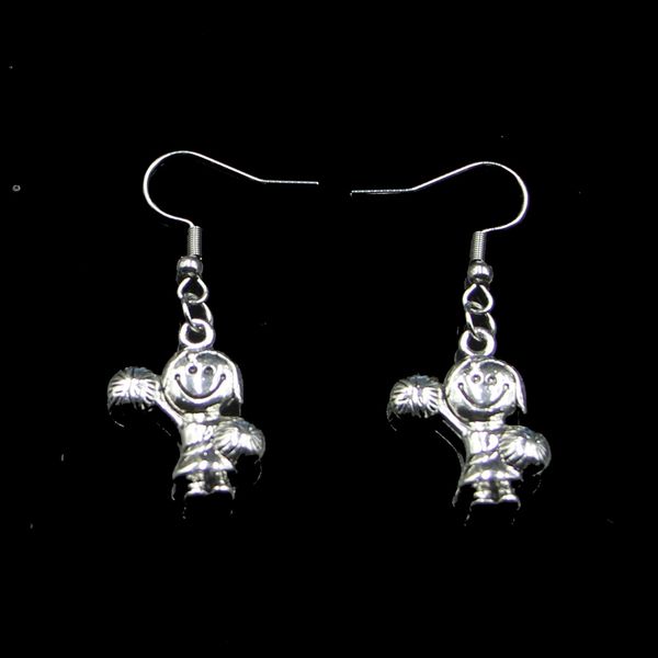 New Fashion Handmade 22*15mm Cheerleaders Girl Earrings Stainless Steel Ear Hook Retro Small Object Jewelry Simple Design For Women Girl Gifts
New Fashion Handmade 22*15mm Cheerleaders Girl Earrings Stainless Steel Ear Hook Retro Small Object Jewelry Simple Design For Women Girl Gifts