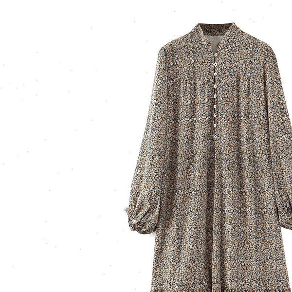 2021 womens new floral ruffles long sleeved dress casual women dresses party long maxi dress vestidos drop shipping, Black;gray
2021 womens new floral ruffles long sleeved dress casual women dresses party long maxi dress vestidos drop shipping, Black;gray