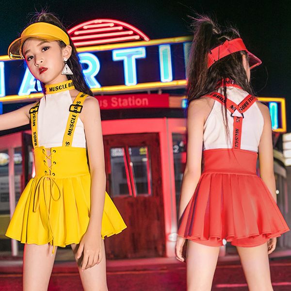 2021 new childrens hip-hop cheerleading costumes girls jazz dance performance clothes kids short-sleeved street dancing wear, Black;red
2021 new childrens hip-hop cheerleading costumes girls jazz dance performance clothes kids short-sleeved street dancing wear, Black;red