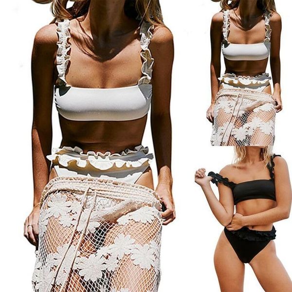 two-piece suits womens ruffle bikini set summer beach high waist swimsuit two piece bathing suit
two-piece suits womens ruffle bikini set summer beach high waist swimsuit two piece bathing suit