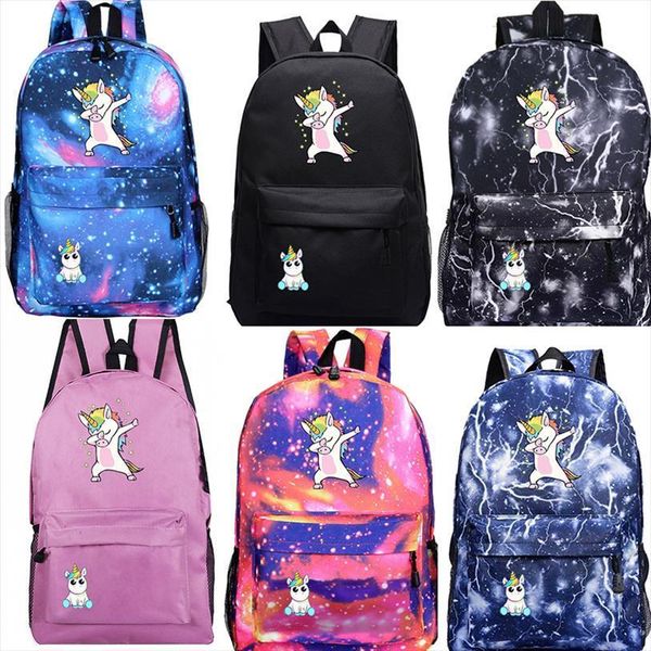 dabbing unicorn backpack students boys girls bags fashion pattern women travel mochila teens back to college daily rucksack
dabbing unicorn backpack students boys girls bags fashion pattern women travel mochila teens back to college daily rucksack