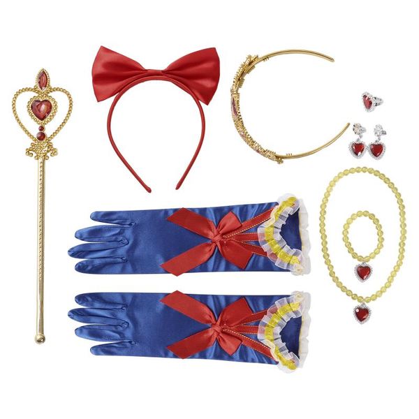 hair accessories children girl tiara headwear princess accessory for cosplay dresses bowknot gloves crown magic wand neacklace bracelet set, Slivery;white
hair accessories children girl tiara headwear princess accessory for cosplay dresses bowknot gloves crown magic wand neacklace bracelet set, Slivery;white