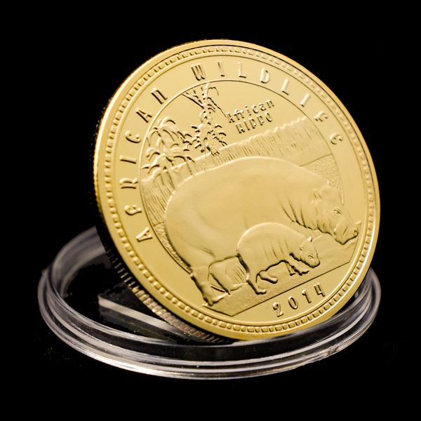 10pcs non magnetic gold plated african wildlife hippo zambia kwacha animal souvenirs coin medal collectible challenge coin
10pcs non magnetic gold plated african wildlife hippo zambia kwacha animal souvenirs coin medal collectible challenge coin