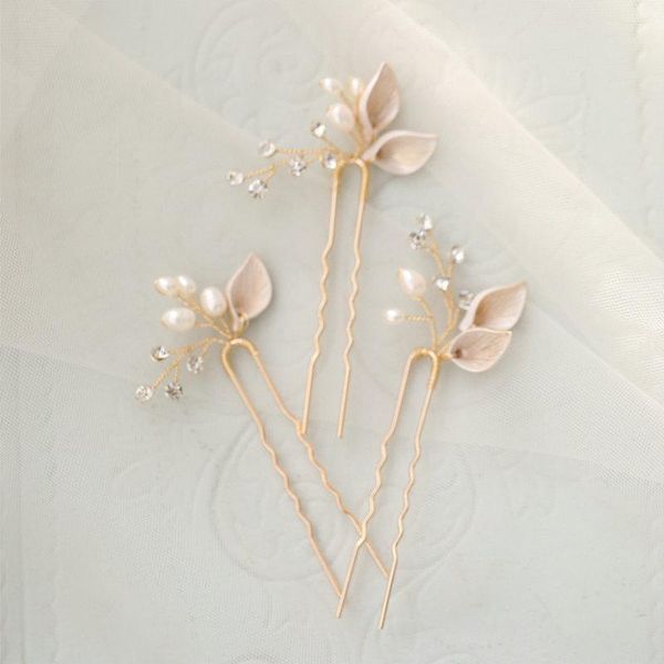hair clips & barrettes simple gold leaf bride hairpin freshwater pearls sticks wedding accessories, Golden;silver
hair clips & barrettes simple gold leaf bride hairpin freshwater pearls sticks wedding accessories, Golden;silver