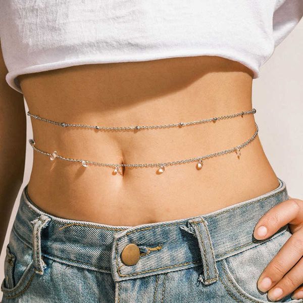 docona bohemia crystal star tassel belly chains for women 2021 fashion pearl love heart handmade body jewelry female wholesale p0811, Silver
docona bohemia crystal star tassel belly chains for women 2021 fashion pearl love heart handmade body jewelry female wholesale p0811, Silver