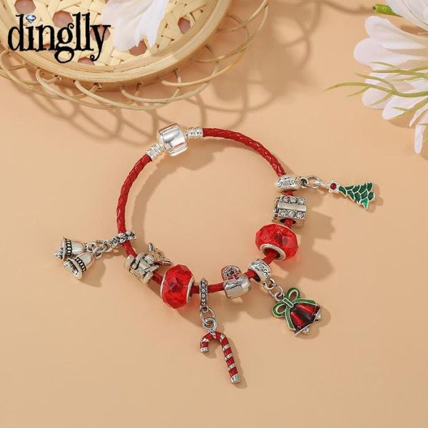 charm bracelets dinglly bell & christmas tree pendant red leather for boy girls reindeer snowman beads crystal bracelet gift, Golden;silver
charm bracelets dinglly bell & christmas tree pendant red leather for boy girls reindeer snowman beads crystal bracelet gift, Golden;silver