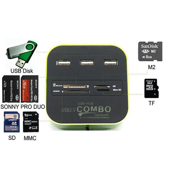 hubs universal 3 port usb hub card reader multi splitter combo for pc lapsupport micro tf sd m2 ms sdhc mmc 2.0
hubs universal 3 port usb hub card reader multi splitter combo for pc lapsupport micro tf sd m2 ms sdhc mmc 2.0