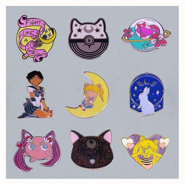 pins, brooches cute magic girl metal enamel badge originality lapel denim jacket backpack pin decoration children's fashion jewelry gif, Gray
pins, brooches cute magic girl metal enamel badge originality lapel denim jacket backpack pin decoration children's fashion jewelry gif, Gray