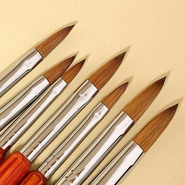 nail brushes 1pc acrylic brush good quality art mink wood handle gel builder manicure sable hair drawing tools(4#-16#)c, Yellow
nail brushes 1pc acrylic brush good quality art mink wood handle gel builder manicure sable hair drawing tools(4#-16#)c, Yellow