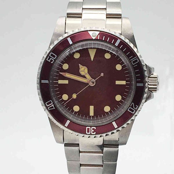 vintage clock automatic machines fashion leisure men 39.5mm rvs bracelet vouwen gesp red aluminium bezel 06, Slivery;brown
vintage clock automatic machines fashion leisure men 39.5mm rvs bracelet vouwen gesp red aluminium bezel 06, Slivery;brown