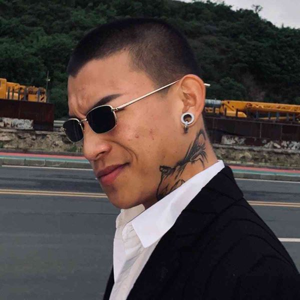 designer sunglasses full alloy frame rectangular small black sun glasses men women metal vintage brand design 2021 eyewear uv400, White;black
designer sunglasses full alloy frame rectangular small black sun glasses men women metal vintage brand design 2021 eyewear uv400, White;black