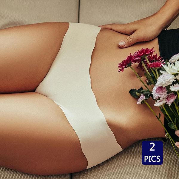 women's panties ice touch seamless solid women 2pcs female cotton underpants classic soft washable breathable one-piece underwear, Black;pink
women's panties ice touch seamless solid women 2pcs female cotton underpants classic soft washable breathable one-piece underwear, Black;pink