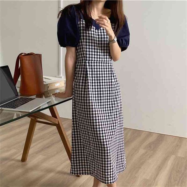 casual dresses korean blue lady summer plaid outwear gentle long es party prom french vintage all match chic vestidos g7zm, Black;gray
casual dresses korean blue lady summer plaid outwear gentle long es party prom french vintage all match chic vestidos g7zm, Black;gray