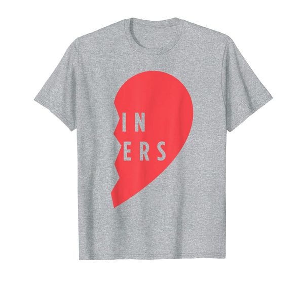 twins gift - twin sisters heart matching shirt set - #2 of 2, White;black
twins gift - twin sisters heart matching shirt set - #2 of 2, White;black