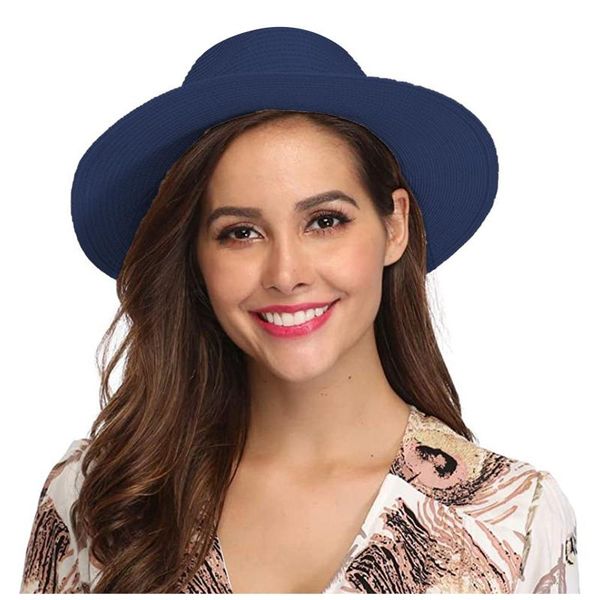 wide brim hats foldable floppy women casual outdoor beach sun protection sunshade straw cap female, Blue;gray
wide brim hats foldable floppy women casual outdoor beach sun protection sunshade straw cap female, Blue;gray