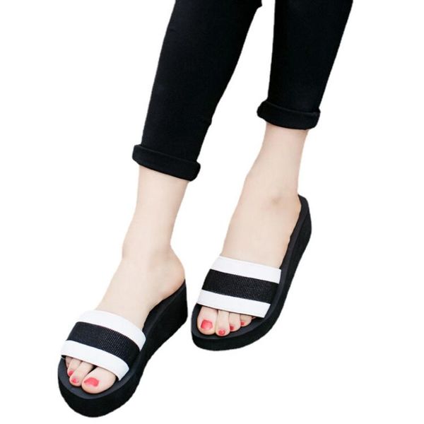 slippers eva platform women chunky summer shoes lady wedges sandals on thick bathroom home femme, Black
slippers eva platform women chunky summer shoes lady wedges sandals on thick bathroom home femme, Black