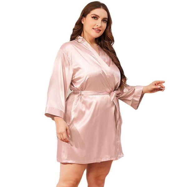 women's sleepwear pink plus size robe ladies summer embroidery 'bridesmaid' wedding bridesmaid nightgown satin silk robes for, Black;red
women's sleepwear pink plus size robe ladies summer embroidery 'bridesmaid' wedding bridesmaid nightgown satin silk robes for, Black;red